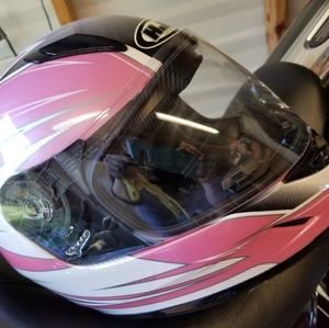 Motorcycle helmet youth small pink